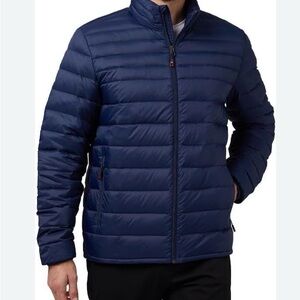 Men's Navy 32 Degrees Heat Lightweight Puffer Jacket XXLarge